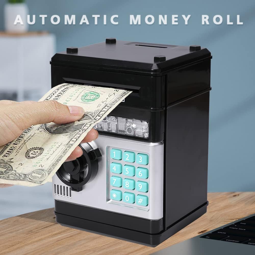 Electric Kids Mini ATM Safe Piggy Bank